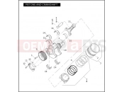 Harley-Davidson 2005 CVO/CUSTOM CVO V-ROD  - VRSCSE PISTONS AND CRANKSHAFT