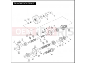Harley-Davidson 2005 DYNA DYNA SUPER GLIDE  - FXDI TRANSMISSION GEARS