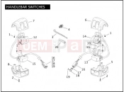 Harley-Davidson 2005 DYNA DYNA LOW RIDER  - FXDL HANDLEBAR SWITCHES