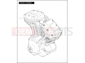 HARLEY-DAVIDSON DYNA WIDE GLIDE  - FXDWGI ENGINE ASSEMBLY - TWIN CAM 88â¢