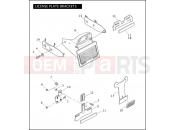 HARLEY-DAVIDSON DYNA WIDE GLIDE  - FXDWGI LICENSE PLATE BRACKETS