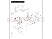 Harley-Davidson 2005 SOFTAIL HERITAGE SOFTAIL CLASSIC  - FLSTCI FUEL TANK - CARBURETOR