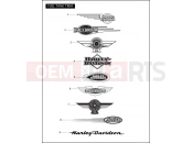 HARLEY-DAVIDSON FAT BOY  - FLSTF FUEL TANK TRIM