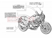 DUCATI Monster 750 WARNING LABELS USA » UNCLASSIFIED