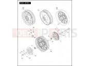 Harley-Davidson 2005 TOURING ROAD KING CLASSIC  - FLHRCI REAR WHEEL