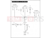 Harley-Davidson 2005 TOURING ELECTRA GLIDE CLASSIC  - FLHTC WIRING HARNESS - ULTRA SIDECAR