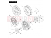 Harley-Davidson 2005 TOURING ROAD GLIDE  - FLTRI FRONT WHEEL