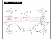 HARLEY-DAVIDSON VRSCA V-ROD  - VRSCA HANDLEBAR SWITCHES