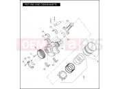 HARLEY-DAVIDSON VRSCA V-ROD  - VRSCA PISTONS AND CRANKSHAFTS