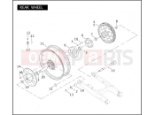 HARLEY-DAVIDSON VRSCA V-ROD  - VRSCA REAR WHEEL