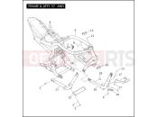 Harley-Davidson 2005 VRSC VRSCA V-ROD 98  - VRSCA 98 FRAME & JIFFY STAND
