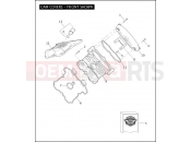 HARLEY-DAVIDSON VRSCB V-ROD  - VRSCB CAM COVERS - FRONT SHOWN