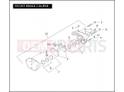 HARLEY-DAVIDSON VRSCB V-ROD  - VRSCB FRONT BRAKE CALIPER