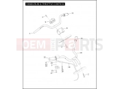 HARLEY-DAVIDSON VRSCB V-ROD  - VRSCB HANDLEBAR & THROTTLE CONTROL