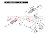 Harley-Davidson 2005 VRSC VRSCB V-ROD 98  - VRSCB 98 SHOCK ABSORBERS - HYDRAULIC