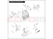 HARLEY-DAVIDSON DYNA LOW RIDER  - FXDL LICENSE PLATE BRACKETS