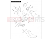 HARLEY-DAVIDSON DYNA WIDE GLIDE  - FXDWG SEATS & SISSY BAR