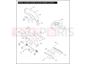 Harley-Davidson 2004 DYNA DYNA WIDE GLIDE  - FXDWGI FRONT & REAR FENDER & REAR FENDER COVERS