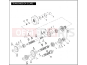 Harley-Davidson 2004 DYNA DYNA SUPER GLIDE SPORT  - FXDXI TRANSMISSION GEARS