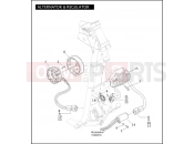 HARLEY-DAVIDSON DYNA DEFENDER  - FXDP ALTERNATOR & REGULATOR