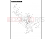 HARLEY-DAVIDSON DYNA DEFENDER  - FXDP FRAME & JIFFY STAND