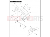 HARLEY-DAVIDSON DYNA DEFENDER  - FXDP FRONT & REAR FENDER