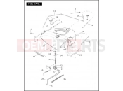 HARLEY-DAVIDSON DYNA DEFENDER  - FXDP FUEL TANK