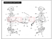 HARLEY-DAVIDSON DYNA DEFENDER  - FXDP HANDLEBAR SWITCHES