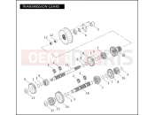 HARLEY-DAVIDSON DYNA DEFENDER  - FXDP TRANSMISSION GEARS