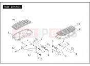 Harley-Davidson 2004 POLICE ELECTRA GLIDE STANDARD POLICE  - FLHTPI FOOTBOARDS