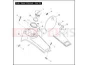 Harley-Davidson 2004 POLICE ELECTRA GLIDE STANDARD POLICE  - FLHTPI FUEL TANK CONSOLE - FLHTPI