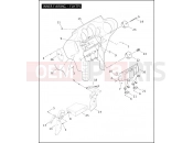 Harley-Davidson 2004 POLICE ELECTRA GLIDE STANDARD POLICE  - FLHTPI INNER FAIRING - FLHTPI