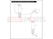 Harley-Davidson 2004 POLICE ELECTRA GLIDE STANDARD POLICE  - FLHTPI REAR SHOCK ABSORBERS & AIR SUSPENSION SYSTEM