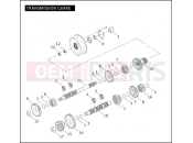 Harley-Davidson 2004 POLICE ELECTRA GLIDE STANDARD POLICE  - FLHTPI TRANSMISSION GEARS