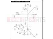 Harley-Davidson 2004 POLICE ELECTRA GLIDE STANDARD POLICE  - FLHTPI WIRING HARNESS, E.F.I. - FUEL INJECTED