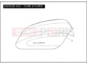 Harley-Davidson 2004 TOURING ROAD KING  - FLHR SADDLEBAGS - FLHRS & FLHRSI