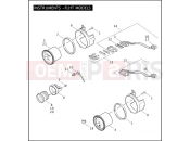 Harley-Davidson 2004 TOURING ROAD KING  - FLHRI INSTRUMENTS - FLHT MODELS