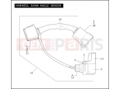 Harley-Davidson 2004 TOURING ROAD KING CUSTOM  - FLHRSI HARNESS, BANK ANGLE SENSOR