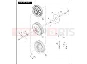 HARLEY-DAVIDSON ELECTRA GLIDE CLASSIC  - FLHTCI SIDECAR WHEEL