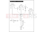 Harley-Davidson 2004 TOURING ELECTRA GLIDE STANDARD  - FLHTI WIRING HARNESS - ULTRA SIDECAR