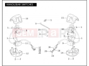 HARLEY-DAVIDSON VRSCA V-ROD  - VRSCA HANDLEBAR SWITCHES