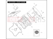 HARLEY-DAVIDSON VRSCB V-ROD  - VRSCB CAM COVERS - FRONT SHOWN