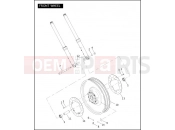 HARLEY-DAVIDSON VRSCB V-ROD  - VRSCB FRONT WHEEL