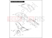 HARLEY-DAVIDSON VRSCB V-ROD  - VRSCB REAR FENDER & SUPPORTS