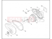 HARLEY-DAVIDSON CVO SOFTAIL DEUCE  - FXSTDSE AIR CLEANER