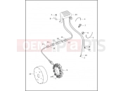Harley-Davidson 2003 POLICE ELECTRA GLIDE STANDARD POLICE  - FLHTPI ALTERNATOR AND REGULATOR