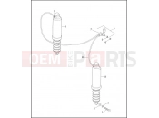 Harley-Davidson 2003 POLICE ELECTRA GLIDE STANDARD POLICE  - FLHTPI REAR SHOCK ABSORBERS & AIR SUSPENSION SYSTEM