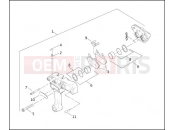 HARLEY-DAVIDSON SPRINGER SOFTAIL  - FXSTSI REAR BRAKE CALIPER