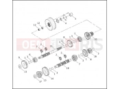 HARLEY-DAVIDSON ELECTRA GLIDE STANDARD  - FLHT TRANSMISSION GEARS