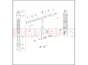 Harley-Davidson 2002 DYNA DYNA SUPER GLIDE T-SPORT  - FXDXT SHOCK ABSORBERS - HYDRAULIC